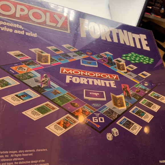 Monopoly Fortnite Edition Hasbro Gaming Board Game 13+ SEALED - Picture 11 of 12